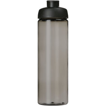 Load image into Gallery viewer, H2O Active® Eco POP Vibe 850 ml flip lid sport bottle — Charcoal / Black (front)