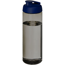 Load image into Gallery viewer, H2O Active® Eco POP Vibe 850 ml flip lid sport bottle — Charcoal / Blue