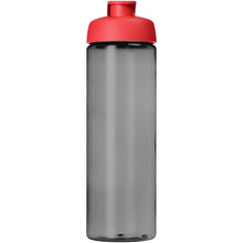 Load image into Gallery viewer, H2O Active® Eco POP Vibe 850 ml flip lid sport bottle — Charcoal / Red (front)