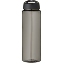 Load image into Gallery viewer, H2O Active® Eco Vibe 850 ml spout lid sport bottle  — Charcoal / Black (front)