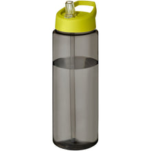 Load image into Gallery viewer, H2O Active® Eco Vibe 850 ml spout lid sport bottle  — Charcoal / Lime