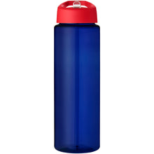 Load image into Gallery viewer, H2O Active® Eco Vibe 850 ml spout lid sport bottle  — Blue / Red (front)