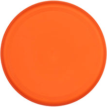 Load image into Gallery viewer, Orbit recycled plastic flying disc — Orange (front)