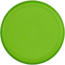 Load image into Gallery viewer, Orbit recycled plastic flying disc — Lime (front)