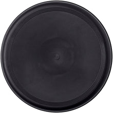 Load image into Gallery viewer, Orbit recycled plastic flying disc — Black (front)