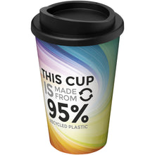 Load image into Gallery viewer, Brite-Americano® Recycled 350 ml insulated tumbler — White / Black