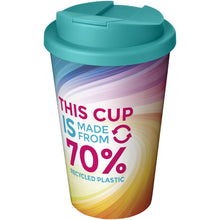 Load image into Gallery viewer, Brite-Americano® Eco 350 ml spill-proof insulated tumbler — Aqua