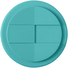 Load image into Gallery viewer, Brite-Americano® Eco 350 ml spill-proof insulated tumbler — Aqua (detail)