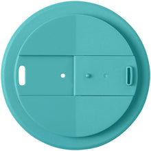 Load image into Gallery viewer, Brite-Americano® Eco 350 ml spill-proof insulated tumbler — Aqua (detail 2)