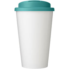 Load image into Gallery viewer, Brite-Americano® Eco 350 ml spill-proof insulated tumbler — Aqua (front)