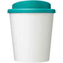 Load image into Gallery viewer, Brite-Americano Espresso Eco 250 ml insulated tumbler — Aqua blue (front)