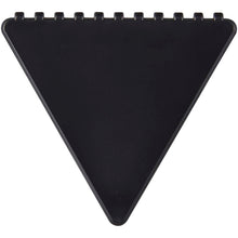 Load image into Gallery viewer, Frosty triangular recycled plastic ice scraper — Black (front)