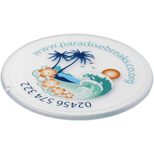Load image into Gallery viewer, Renzo round plastic coaster — Transparent clear