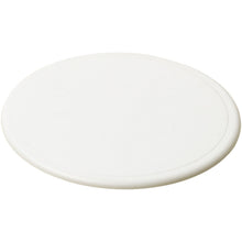 Load image into Gallery viewer, Renzo round plastic coaster — White (detail 2)
