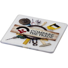 Load image into Gallery viewer, Renzo square plastic coaster — Transparent clear