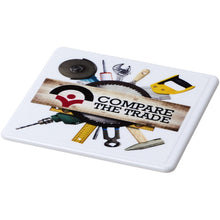Load image into Gallery viewer, Renzo square plastic coaster — White