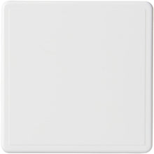Load image into Gallery viewer, Renzo square plastic coaster — White (front)