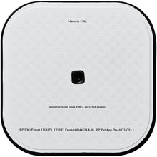 Load image into Gallery viewer, Brite-Mat® square coaster — Black (back)