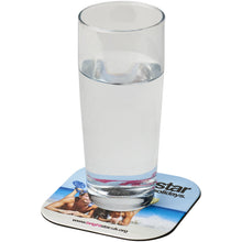 Load image into Gallery viewer, Brite-Mat® square coaster — Black