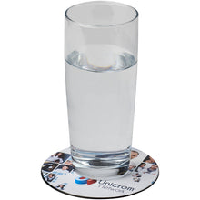 Load image into Gallery viewer, Brite-Mat® round coaster — Black