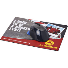 Load image into Gallery viewer, Brite-Mat® mouse mat with tyre material — Black (detail)