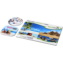Load image into Gallery viewer, Brite-Mat® mouse mat and coaster set combo 1 — Black (detail)