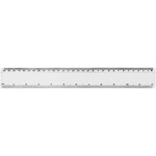 Load image into Gallery viewer, Renzo 30 cm plastic ruler — Transparent clear (back)