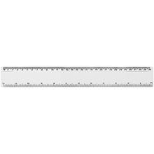 Load image into Gallery viewer, Renzo 30 cm plastic ruler — Transparent clear (front)