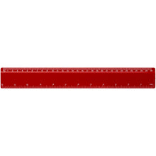 Load image into Gallery viewer, Renzo 30 cm plastic ruler — Red (front)