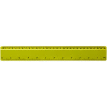 Load image into Gallery viewer, Renzo 30 cm plastic ruler — Lime (front)