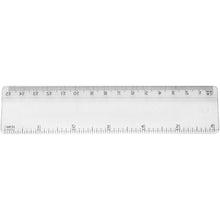 Load image into Gallery viewer, Renzo 15 cm plastic ruler — Transparent clear (back)