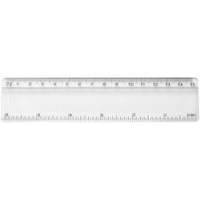 Load image into Gallery viewer, Renzo 15 cm plastic ruler — Transparent clear (front)