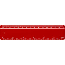 Load image into Gallery viewer, Renzo 15 cm plastic ruler — Red (front)