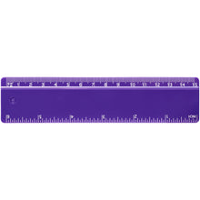 Load image into Gallery viewer, Renzo 15 cm plastic ruler — Purple (front)