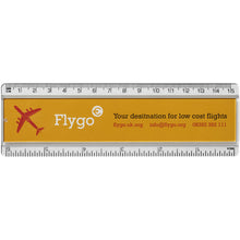 Load image into Gallery viewer, Ellison 15 cm plastic insert ruler — Transparent clear (front)
