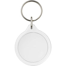 Load image into Gallery viewer, Orb I7 round keychain — Transparent clear (front)