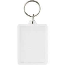 Load image into Gallery viewer, Vito C1 rectangular keychain — Transparent clear (front)