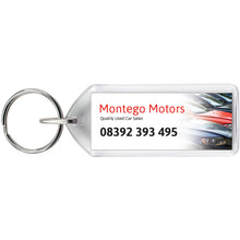 Load image into Gallery viewer, Stein F1 reopenable keychain — Transparent clear (detail)