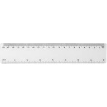 Load image into Gallery viewer, Rothko 20 cm plastic ruler — Transparent (back)