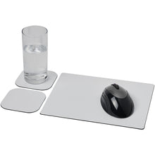 Load image into Gallery viewer, Brite-Mat® mouse mat and coaster set combo 3 — Black