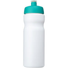 Load image into Gallery viewer, Baseline® Plus 650 ml sport bottle — White / Aqua (front)