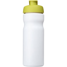 Load image into Gallery viewer, Baseline® Plus 650 ml flip lid sport bottle — White / Lime (front)