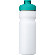 Load image into Gallery viewer, Baseline® Plus 650 ml flip lid sport bottle — White / Aqua (front)