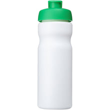Load image into Gallery viewer, Baseline® Plus 650 ml flip lid sport bottle — White / Green (front)