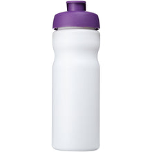 Load image into Gallery viewer, Baseline® Plus 650 ml flip lid sport bottle — White / Purple (front)