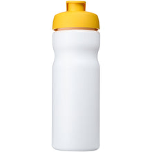 Load image into Gallery viewer, Baseline® Plus 650 ml flip lid sport bottle — White / Yellow (front)