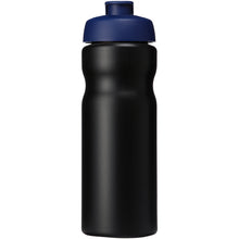 Load image into Gallery viewer, Baseline® Plus 650 ml flip lid sport bottle — Black / Blue (front)