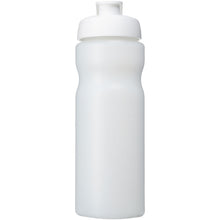 Load image into Gallery viewer, Baseline® Plus 650 ml flip lid sport bottle — Transparent / White (front)