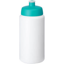 Load image into Gallery viewer, Baseline® Plus grip 500 ml sports lid sport bottle — White / Aqua