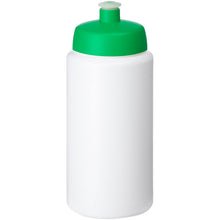 Load image into Gallery viewer, Baseline® Plus grip 500 ml sports lid sport bottle — White / Green